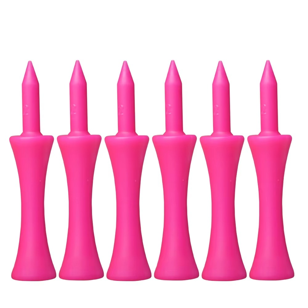 BowLift | 50 Pack Colorful Plastic Golf Tees with Step Down Graduated Height Control