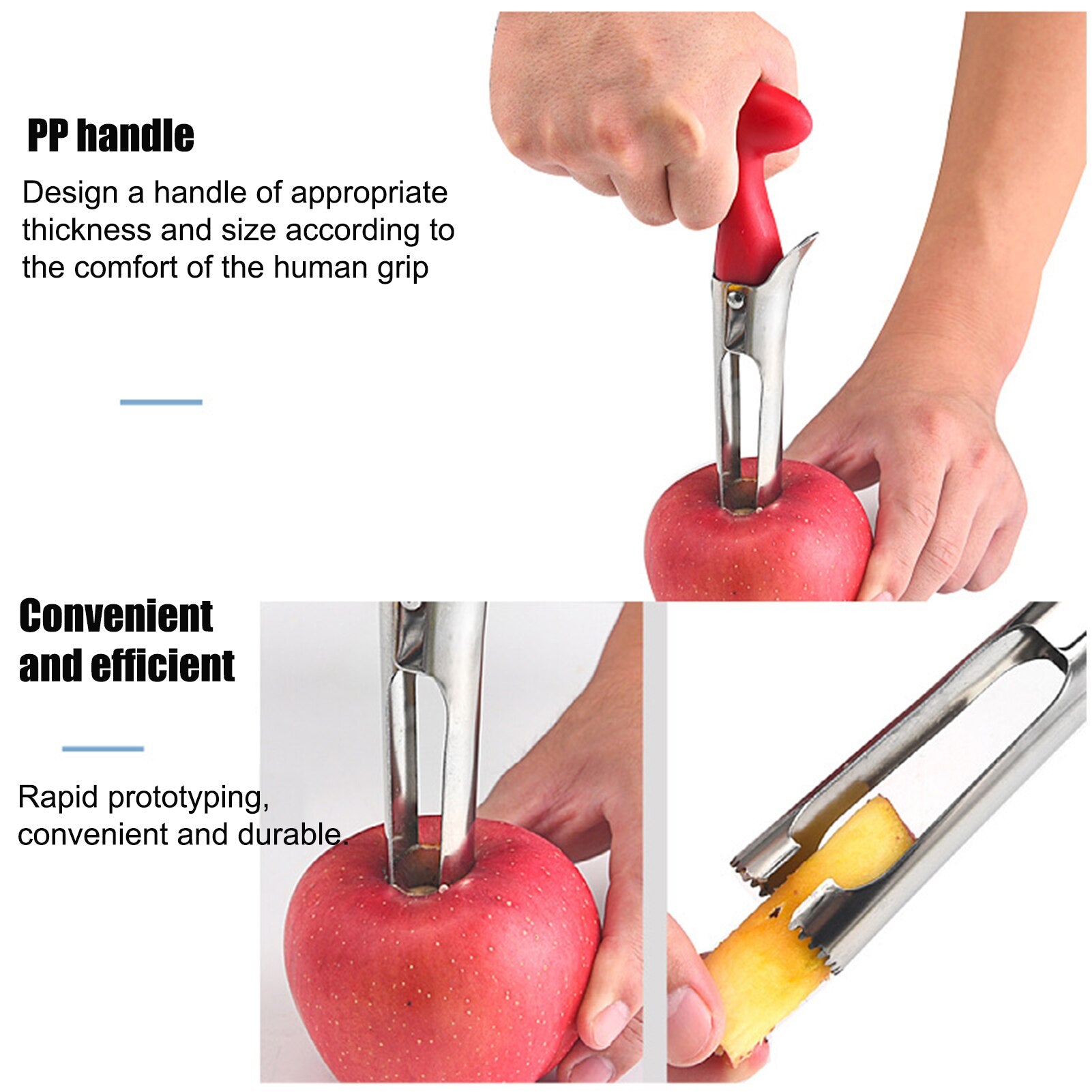 BowLift | Stainless Steel Apple Seed Remover Tool