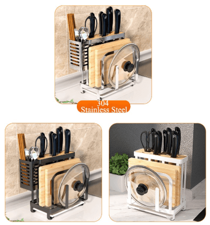 BowLift | Stainless Steel Kitchen Utensils Organizer Drying Rack