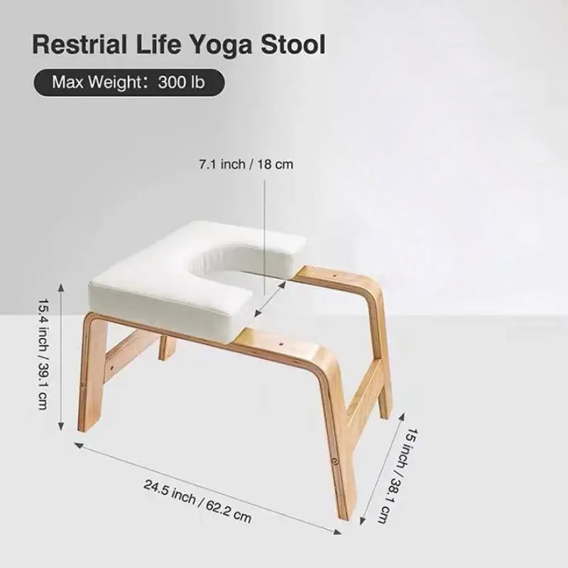 BowLift | Yoga Inversion Bench Headstand Bench for Home & Gym Yoga Chair