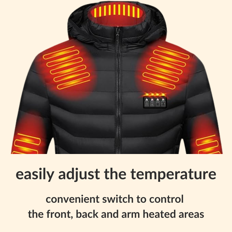 BowLift | Men’s & Women’s Heated Jacket – Best Rechargeable Heated Puffer Coat, Lightweight Battery Heated Winter Jacket UK