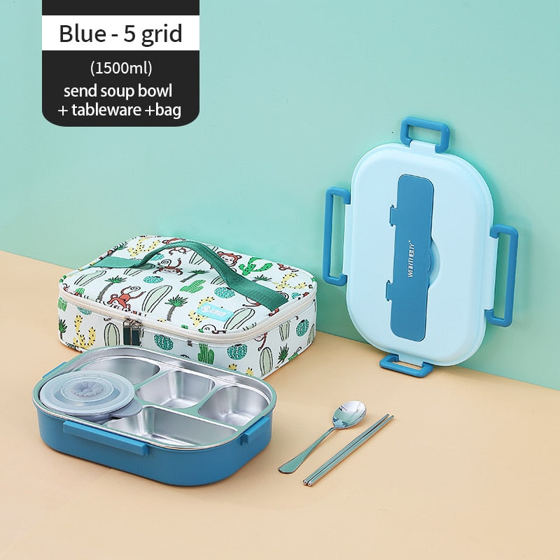 BowLift | Stainless Steel Multi Compartment Kids Lunch Box