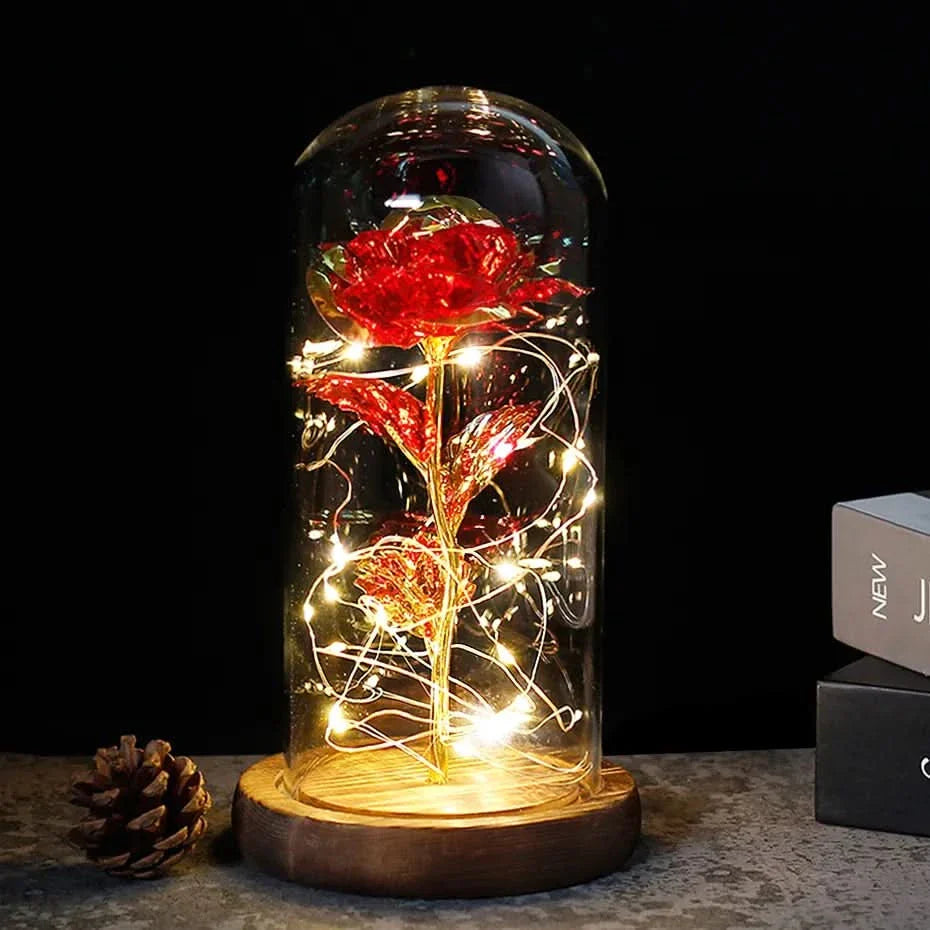BowLift | Eternal Rose in Glass Dome with LED Lights