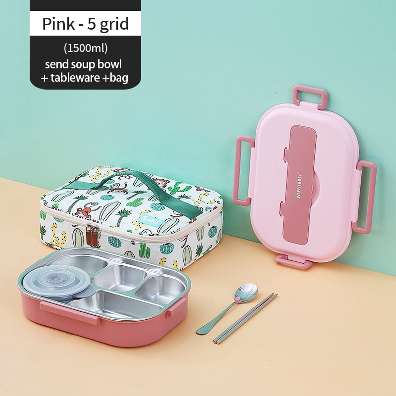 BowLift | Stainless Steel Multi Compartment Kids Lunch Box