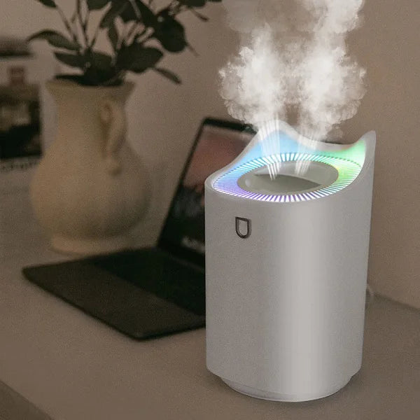 BowLift | Air Humidifier White LED Mist Diffuser