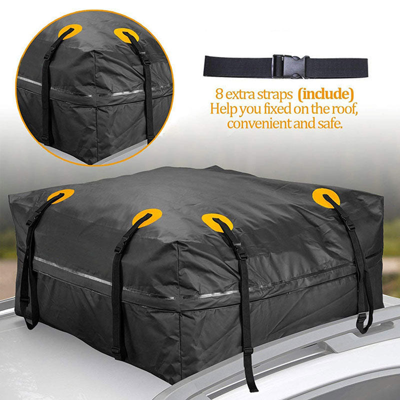 BowLift | Waterproof Sun-Proof Car Roof Bag, Cargo Transport Bag, Black