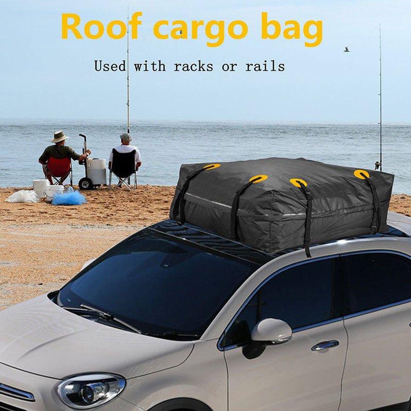 BowLift | Waterproof Sun-Proof Car Roof Bag, Cargo Transport Bag, Black