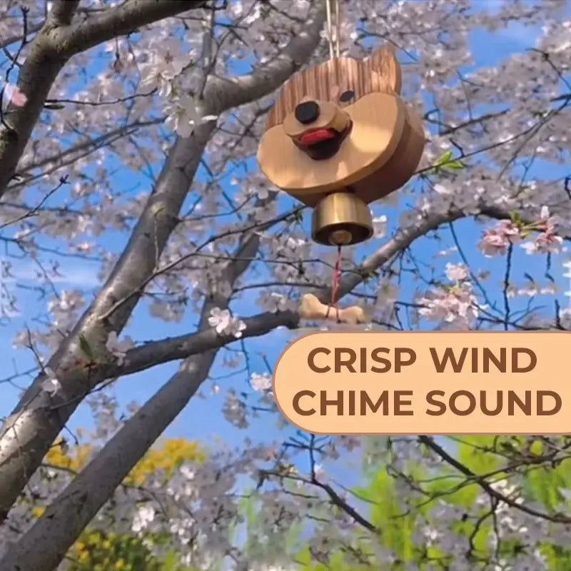 BowLift | Wooden Glockenspiel Door Bell Shiba Inu – Cute & Welcoming Charm