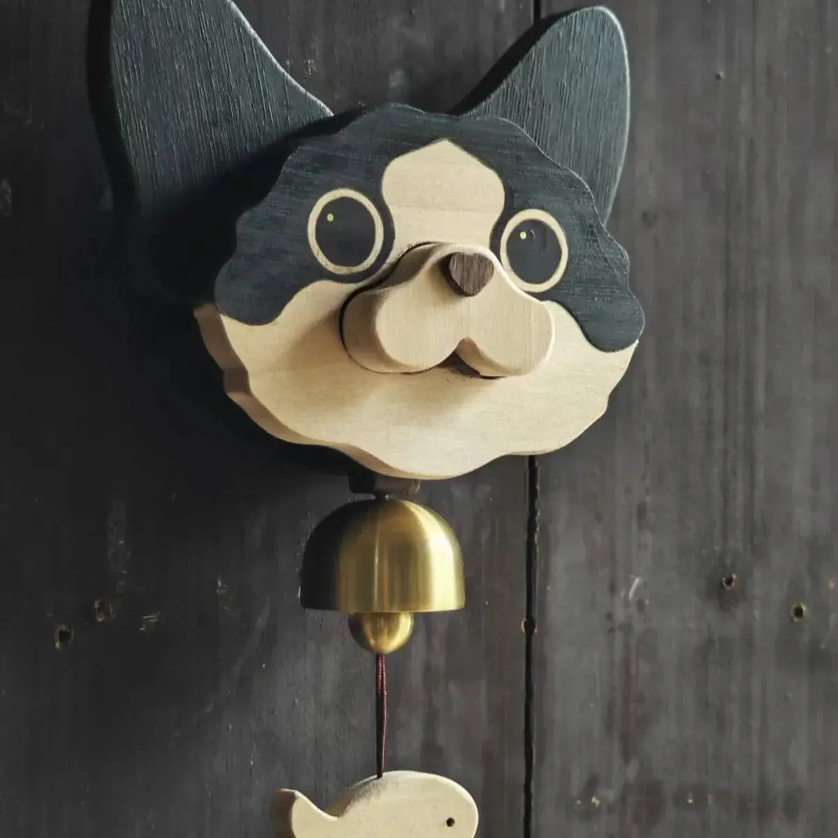 BowLift | Wooden Glockenspiel Door Bell Shiba Inu – Cute & Welcoming Charm