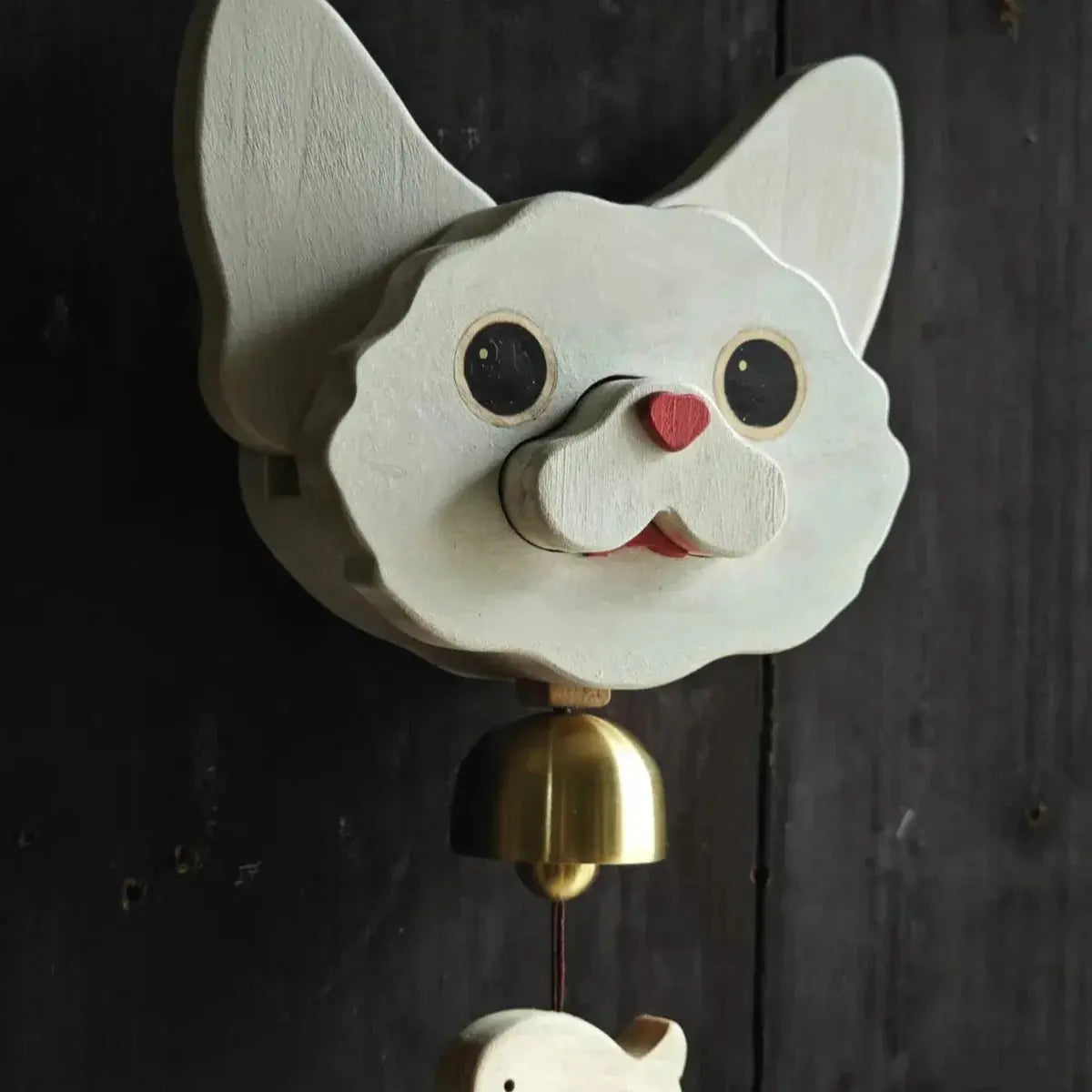 BowLift | Wooden Glockenspiel Door Bell Shiba Inu – Cute & Welcoming Charm