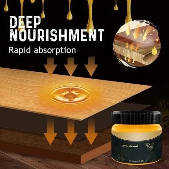 BowLift | Wood Care Beeswax – Natural Wood Polish for Instant Shine