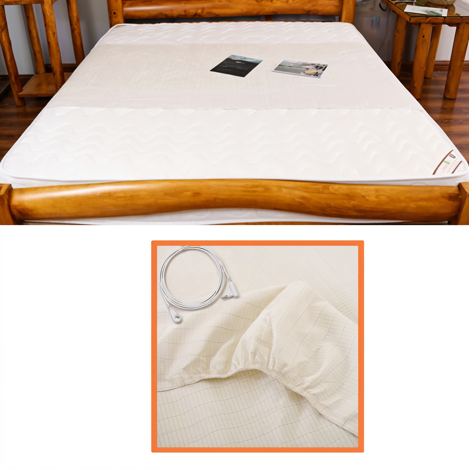 BowLift | Premium Conductive Grounding Sheet – Fitted Earthing Bed Sheet Single & Double Sizes