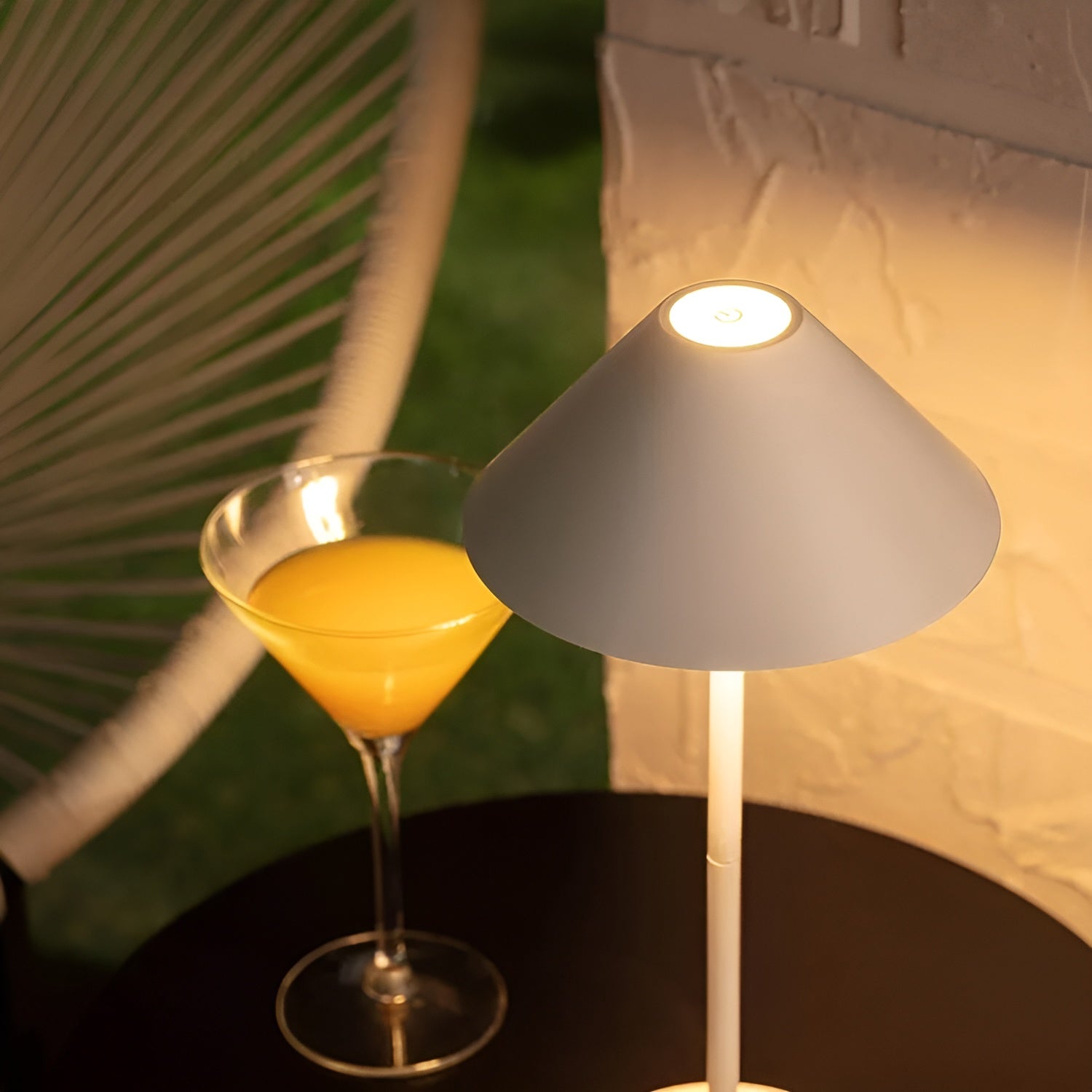 BowLift | LumiLuxe - Dimmable Nordic Cone LED Table Lamp with Touch Control