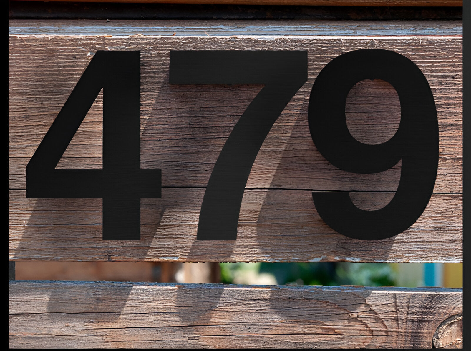 BowLift | Black Full House Number - House Number Modern - House Number Sign