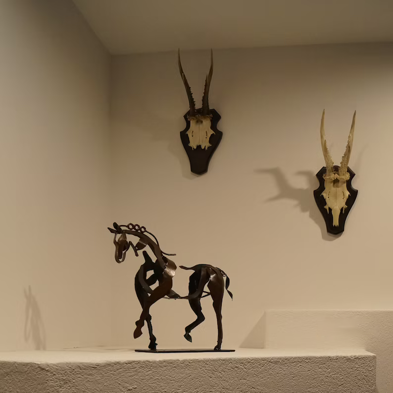 BowLift | Picture - Adonisma - Horse Design - Metal Ornament
