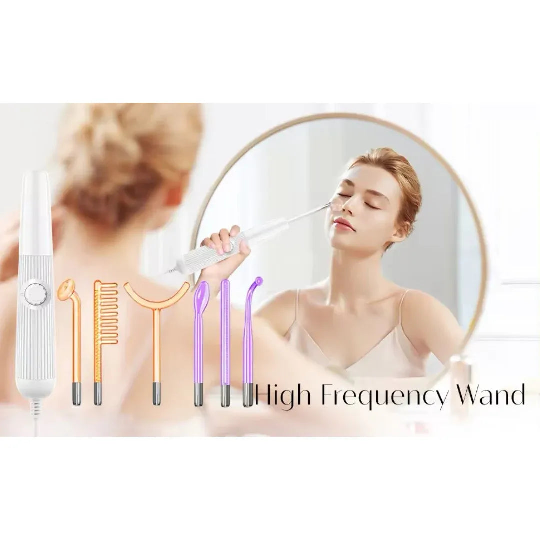 BowLift | Elysium Glow™ | Professional High-Frequency Facial Wand | Anti-Aging Skin Rejuvenation Device for Home Use & Spa Treatments