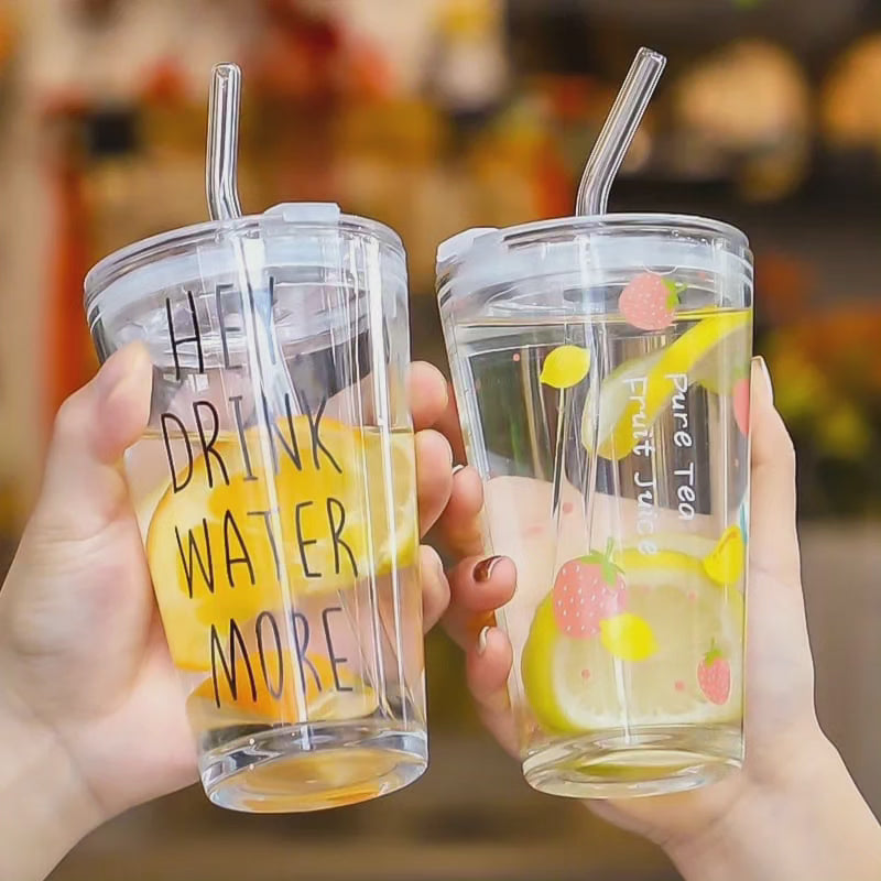 BowLift | Round Transparent Borosilicate Drinking Tumbler