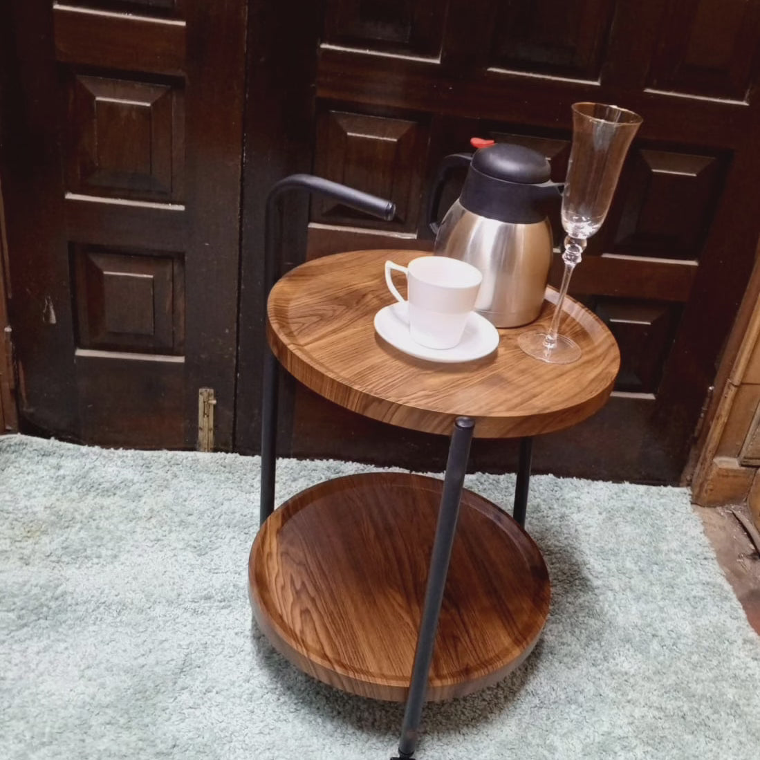 BowLift | Trolley cart / double-layer side table