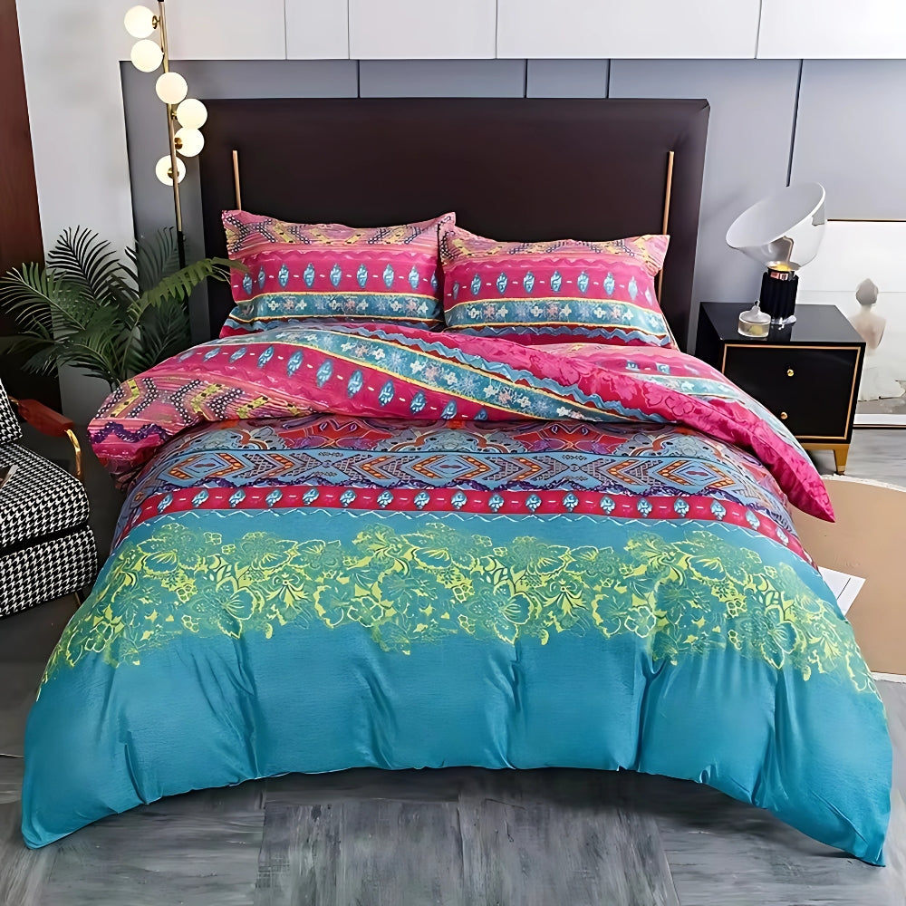 BowLift | Indara Boho Tribal Print Duvet Cover Set