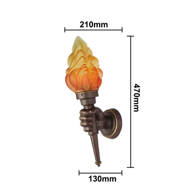 BowLift | LoftCreative - Industrial Torch Lamp