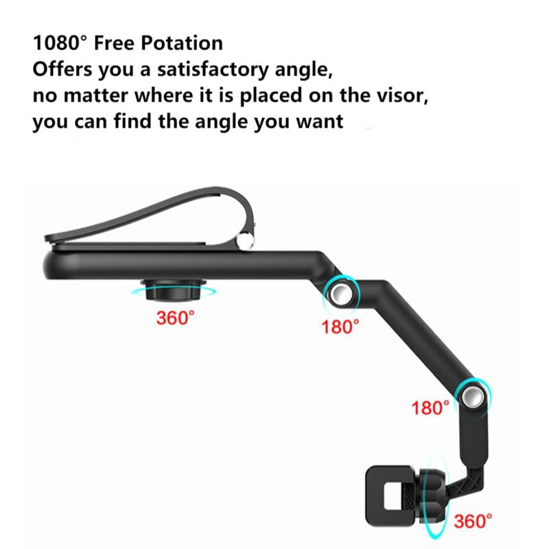BowLift | Rotatable Multifunctional Sun Visor Cell Phone Holder
