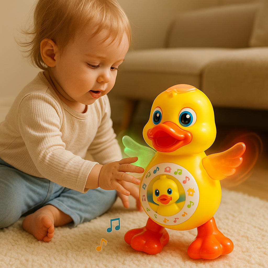 BowLift | Interactive Musical Dancing Duck Toy for One-Year-Old Child - Interactive Toy for 2-Year-Old