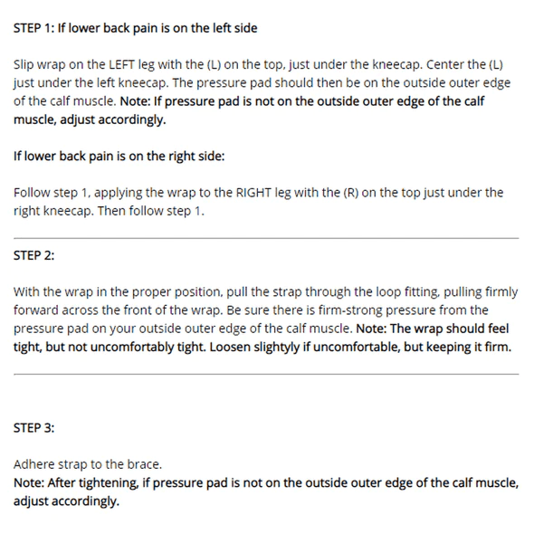 BowLift | Bandage for Sciatica & Pain in the Lower Back Area