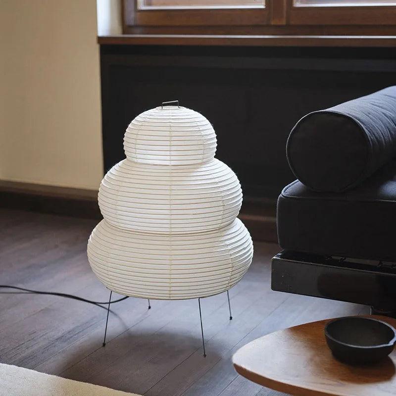 BowLift | SereniGlow - Japandi Style Rice Paper Lamp