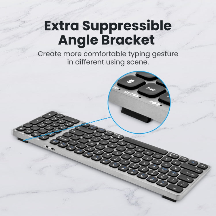 BowLift | K4500 Wireless Bluetooth Keyboard + Three-Mode Silent Charging Mouse Set