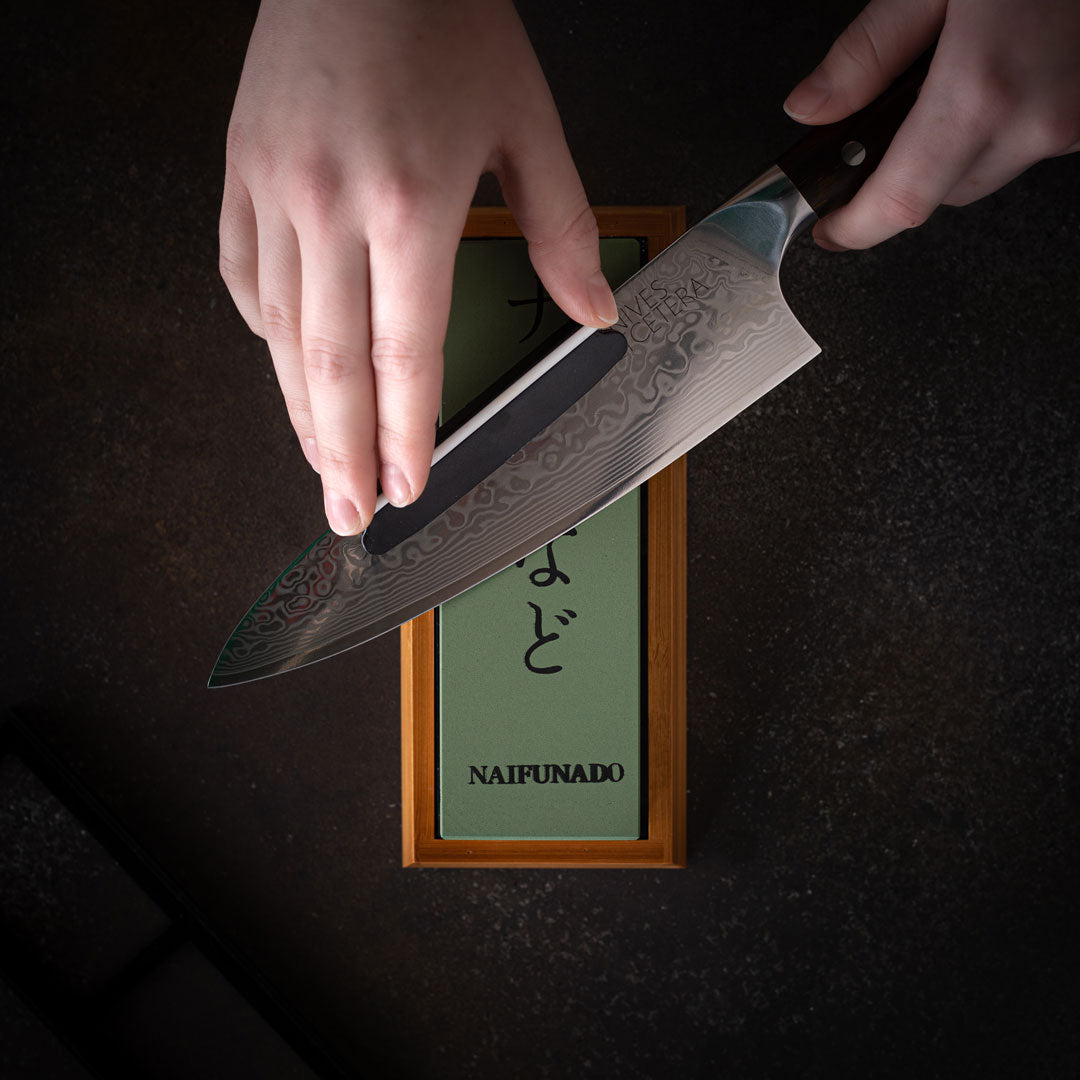 BowLift | Professional Whetstone Knife Sharpener - Dual-Sided Grit for Precision Sharpening & Maintenance of Kitchen Knives