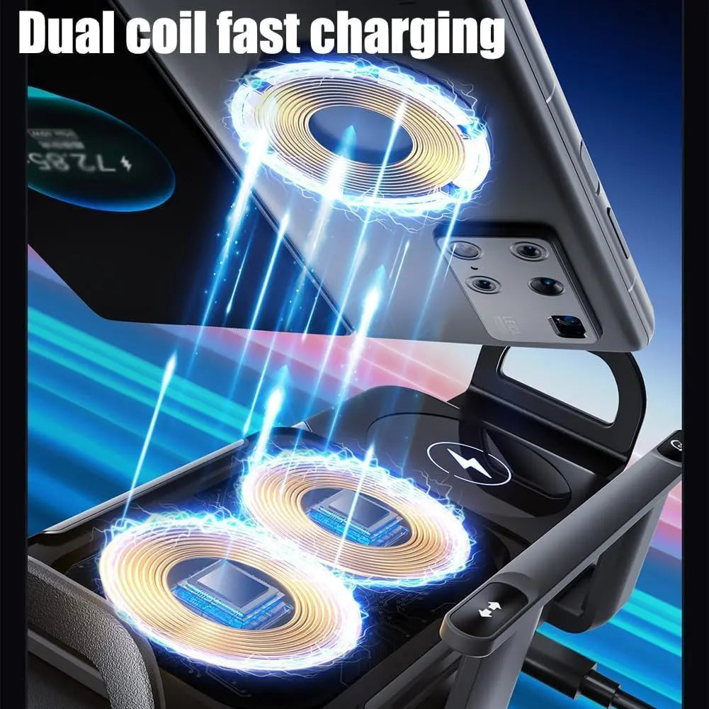 BowLift | Wireless Phone Holder for Car with Fast Charging