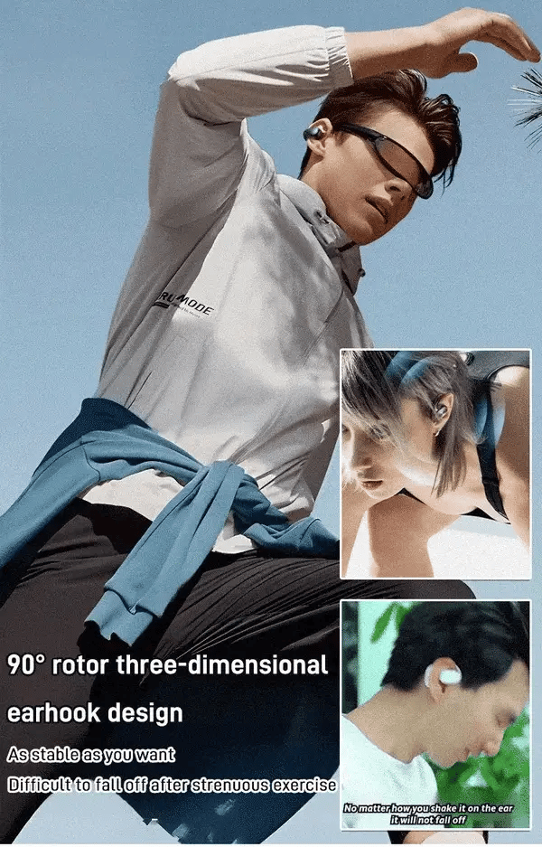 BowLift | Wireless hanging Bluetooth earbuds for an active lifestyle