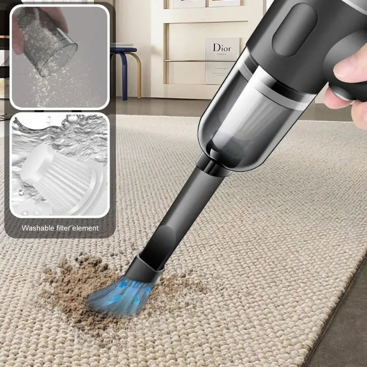 BowLift | Wireless 3-in-1 Mini Vacuum Cleaner – Vacuuming, Blowing & Brushing in one
