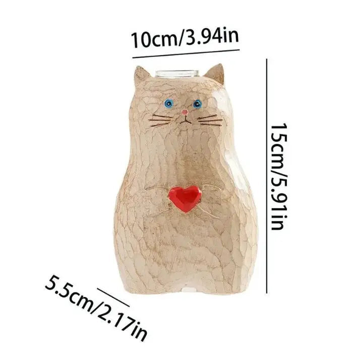 BowLift | Cat wooden vase – Decor & gift for cat lovers