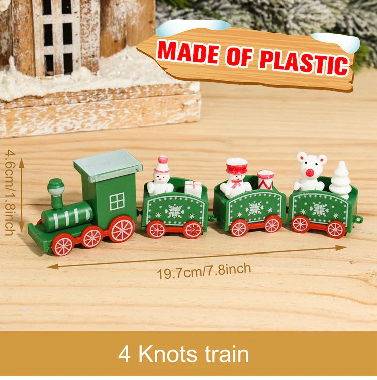 BowLift | Kerst Trein Decoratie – Houten of Plastic Kersttrein voor een Feestelijke Sfeer