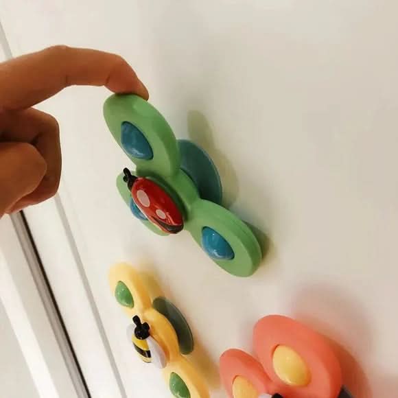 BowLift | Colorful Insect Fidget Spinner, Learning Bath Toy for Children