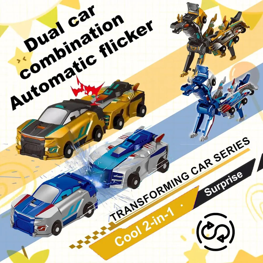 BowLift | Collision toy car with dinosaur transformation