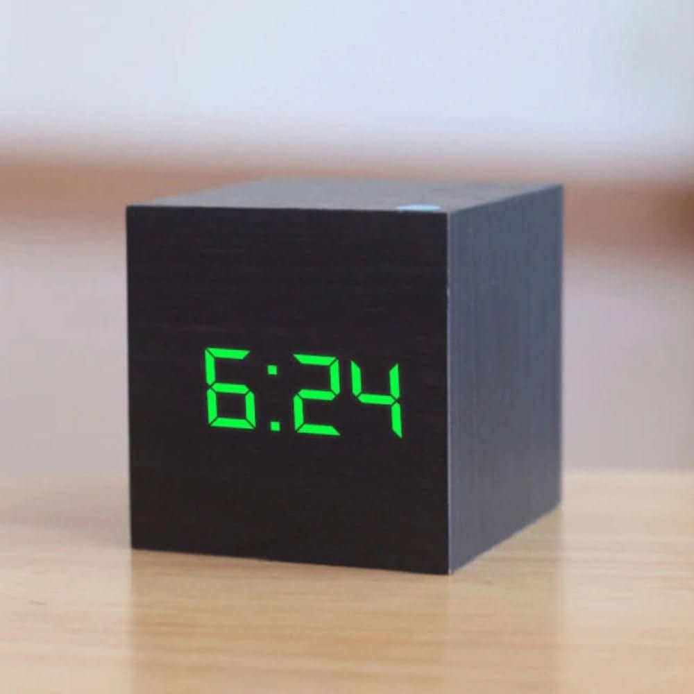 BowLift | Compact mini LED digital alarm clock for stylish rooms