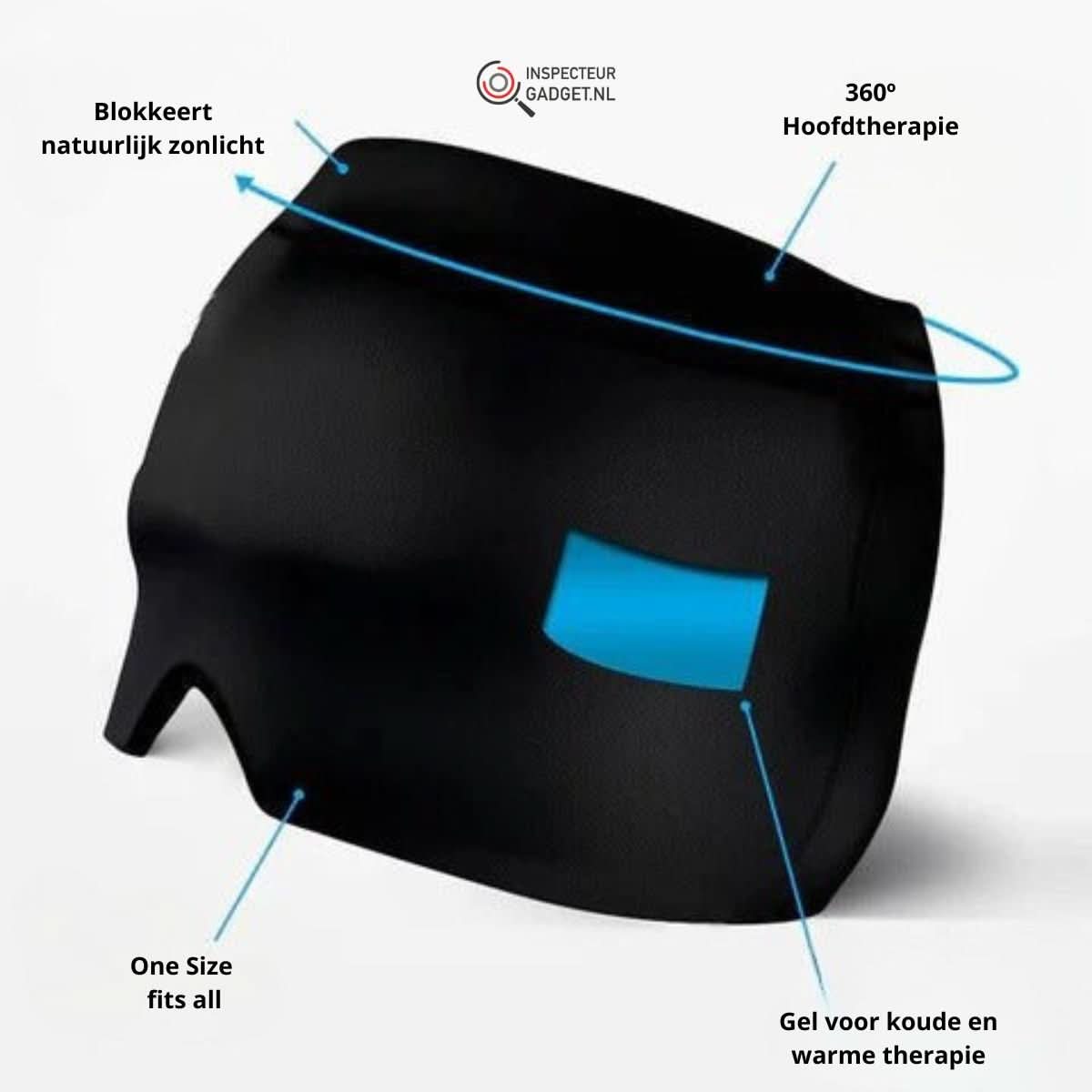 BowLift | Head support – Migraine & headache mask with cold and heat function