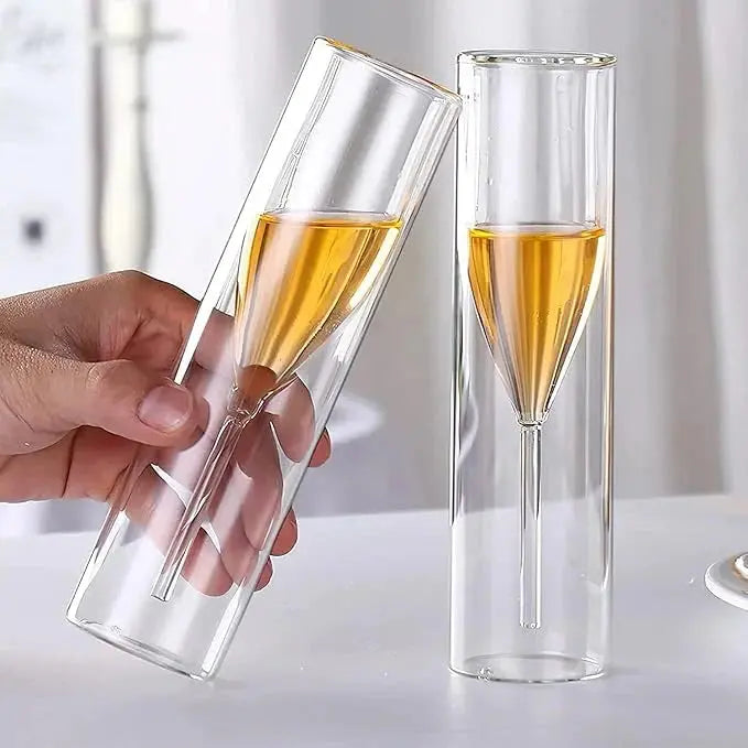 BowLift | Crystal glasses with floating effect for champagne