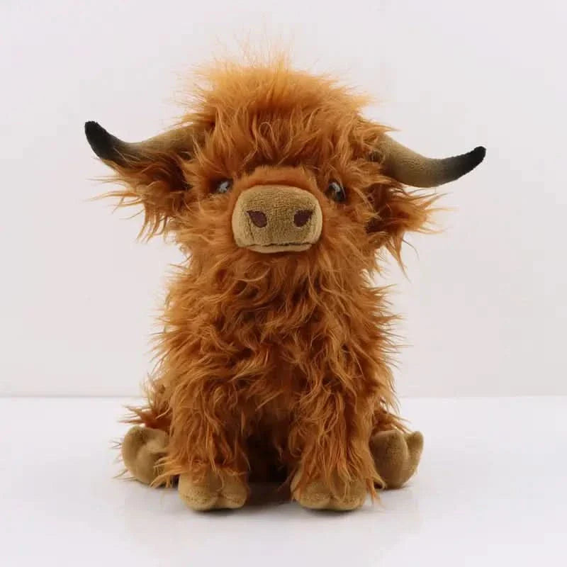 BowLift | CUDDLY HIGHLAND COW – Plush Highland Cow for Security, Comfort & Stylish Decoration