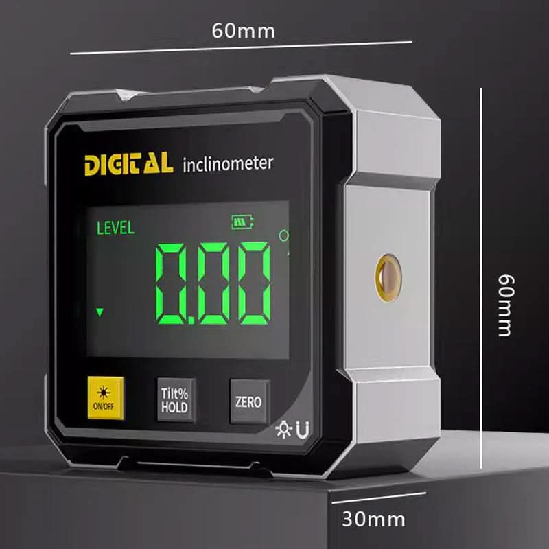 BowLift | Digital 4-Side Angle Gauge with Magnetic Base