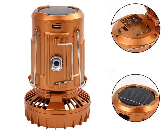 BowLift | LED camping lamp with fan and power bank function
