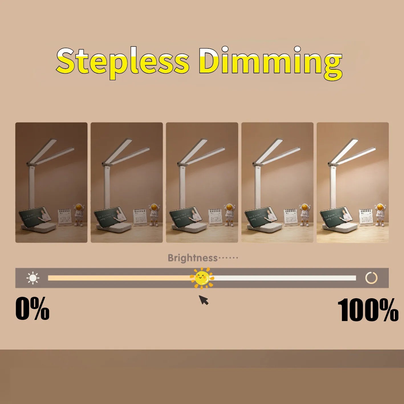 BowLift | Dimmable LED Desk Lamp