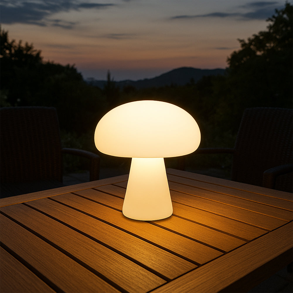 BowLift | LED Mushroom Table Lamp for Indoor and Outdoor Use - Modern Design