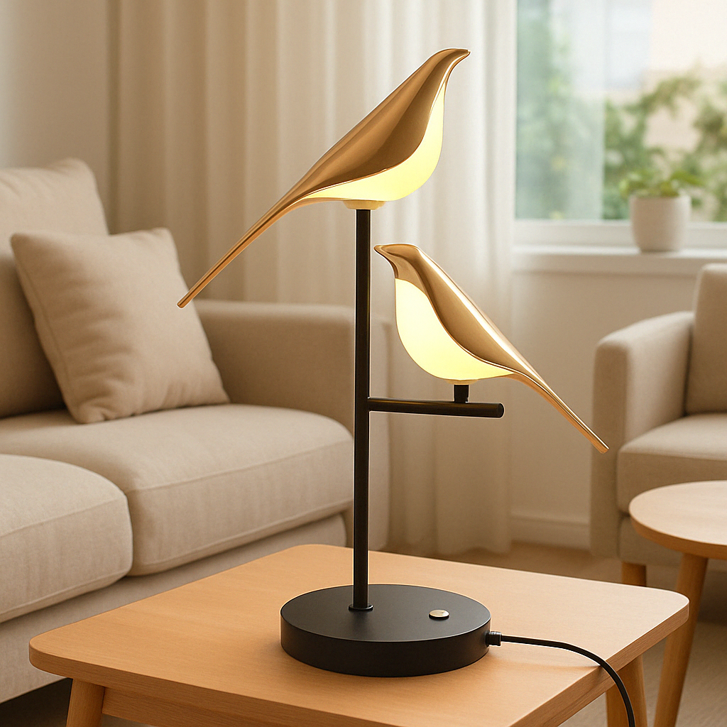 BowLift | MrBird Table Lamp – Charming Decorative Bird-Shaped Lamp with Soft LED Light