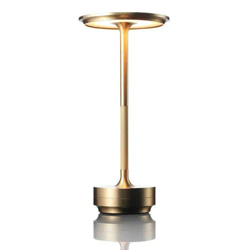 BowLift | Table lamp gold metal wireless LED light