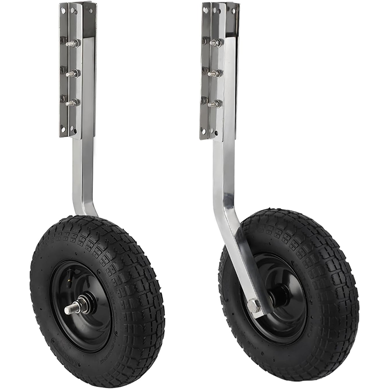 BowLift | Launching Wheels ,Boat Launch Wheel, 500 lbs Loading Inflatable Boat Transom Launch Wheel with 12 Inch Wheel, Aluminum Alloy Transom Launch Wheel for Inflatable Boats and Aluminum Boats