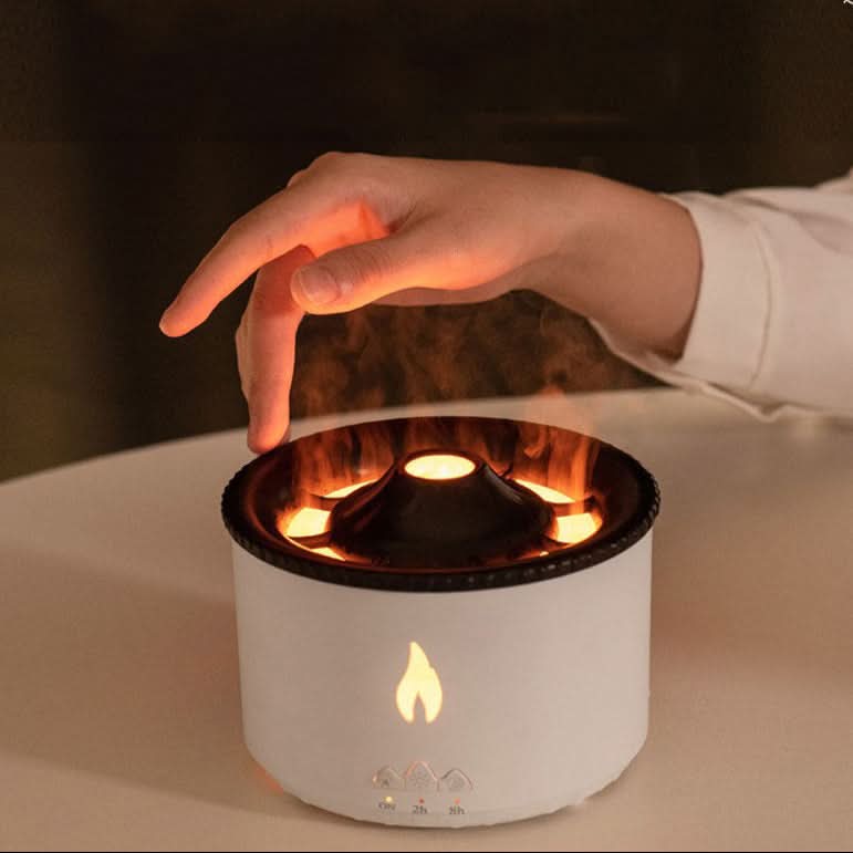 BowLift | Aroma humidifier with flame effect & night light for relaxation & room fragrance