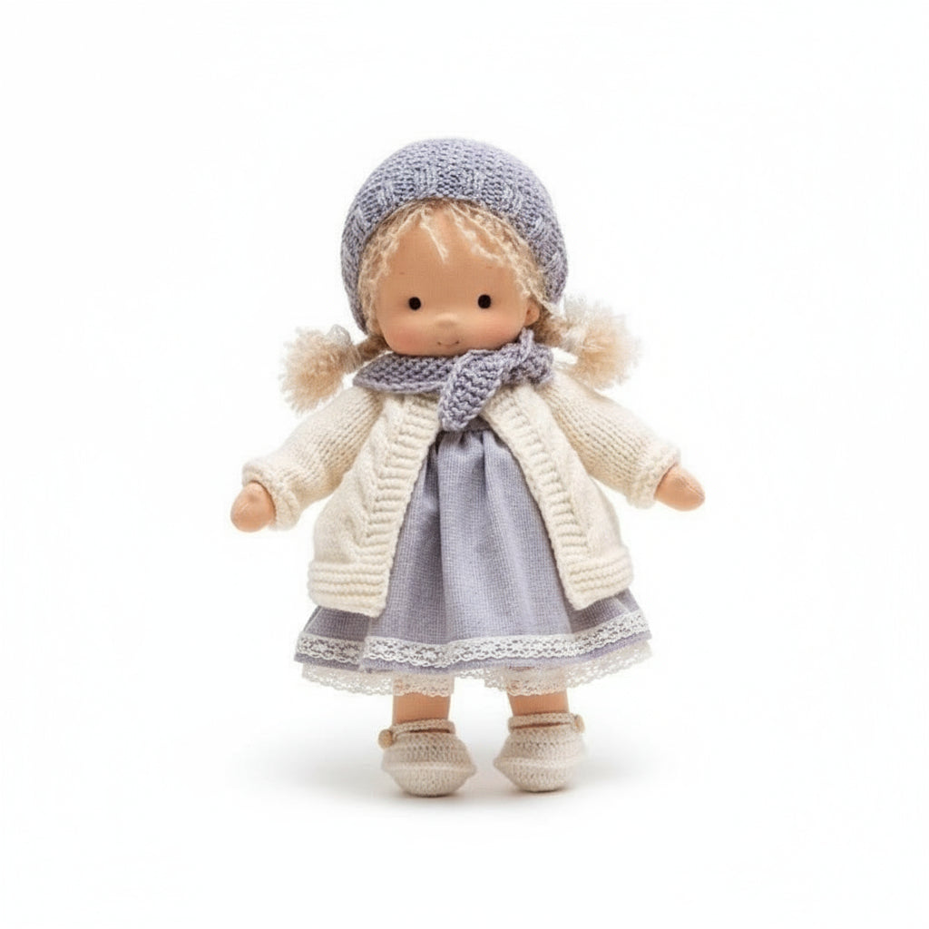BowLift | Handmade Waldorf Doll Made of Cotton for Creative Play